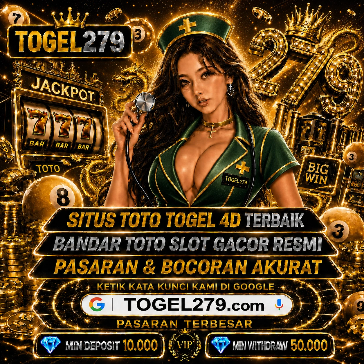 TOGEL279 | Sirem Situs Toto Togel 4D Terbaik & Bandar Toto Slot Gacor Resmi Sejak Kala