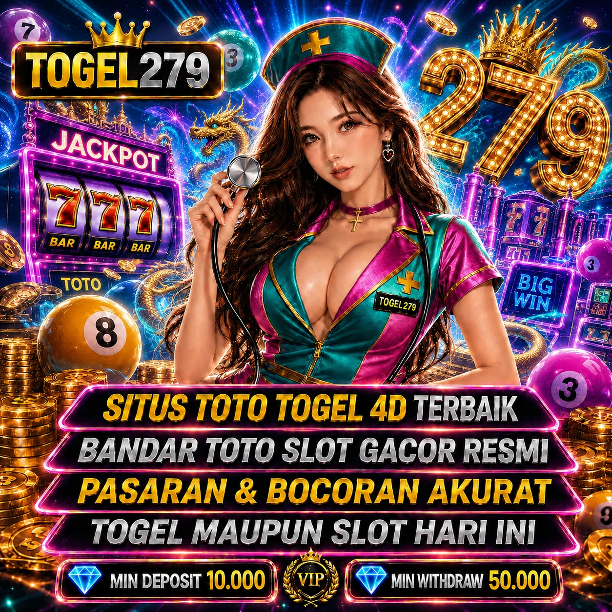 TOGEL279 | Central Situs Toto Togel 4D Terbaik & Bandar Toto Slot Gacor Resmi Unggulan