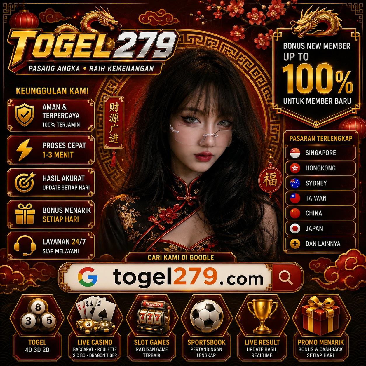 TOGEL279 - Brilliant Situs Toto Slot Terpercaya & Toto Togel 4D Academy Pilihan Resmi Terbesar