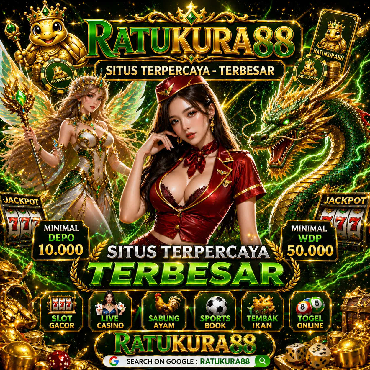 RATUKURA88 | Istana Kura Kura Eksotis Dengan Koleksi Langka & Pesona Premium Nusantara